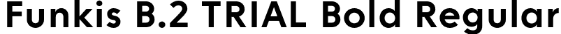 Funkis B.2 TRIAL Bold Regular font | FunkisB.2TRIAL-Bold.otf