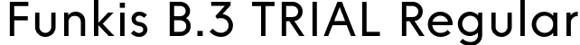 Funkis B.3 TRIAL Regular font | FunkisB.3TRIAL-Regular.otf