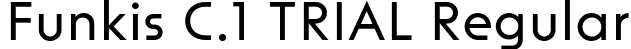 Funkis C.1 TRIAL Regular font | FunkisC.1TRIAL-Regular.otf