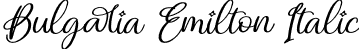 Bulgaria Emilton Italic font | Bulgaria Emilton Italic.otf