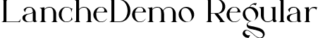 LancheDemo Regular font | Lanche_Demo.ttf