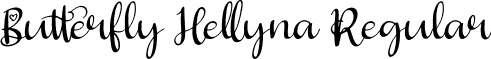 Butterfly Hellyna Regular font | Butterfly Hellyna.otf