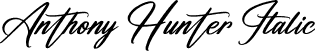 Anthony Hunter Italic font | Anthony Hunter Italic.otf