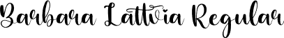 Barbara Lattvia Regular font | Barbara Lattvia.ttf