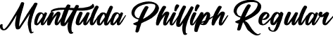 Manttulda Philliph Regular font | Manttulda Philliph.otf