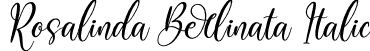 Rosalinda Berlinata Italic font | Rosalinda Berlinata Italic.otf