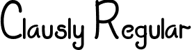 Clausly Regular font | ClauslyFont.ttf