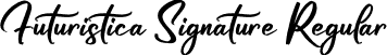 Futuristica Signature Regular font | Futuristica Signature.otf