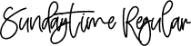 Sundaytime Regular font | Sundaytime.ttf