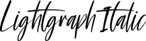 Lightgraph Italic font | Lightgraph Italic.ttf