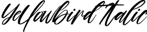 Yellowbird Italic font | Yellowbird Italic.otf