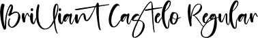 Brilliant Castelo Regular font | Brilliant Castelo.ttf