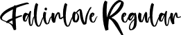 Falinlove Regular font | Falinlove.otf