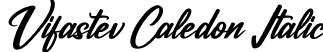 Vifastev Caledon Italic font | Vifastev Caledon Italic.otf