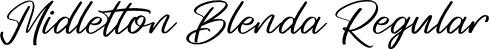 Midletton Blenda Regular font | Midletton Blenda.otf