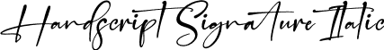 Handscript Signature Italic font | Handscript Signature Italic.otf