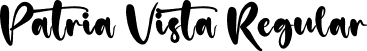 Patria Vista Regular font | Patria Vista.otf