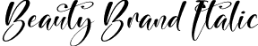 Beauty Brand Italic font | Beauty Brand Italic.otf