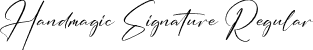 Handmagic Signature Regular font | Handmagic Signature.otf