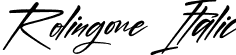 Rolingone Italic font | Rolingone Italic.ttf