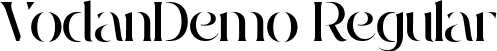 VodanDemo Regular font | Vodan_Demo.ttf