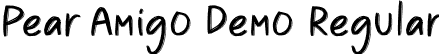 Pear Amigo Demo Regular font | Pear Amigo Demo Regular.otf