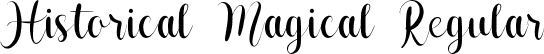 Historical Magical Regular font | Historical Magical Regular.ttf