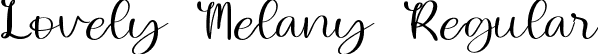 Lovely Melany Regular font | Lovely Melany Regular.ttf