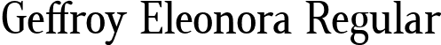 Geffroy Eleonora Regular font | Geffroy Eleonora.ttf