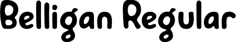 Belligan Regular font | Belligan.otf