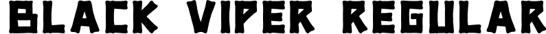 BLACK VIPER Regular font | Black Viper.otf