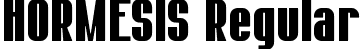 HORMESIS Regular font | HORMESIS.ttf