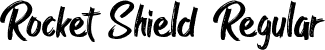 Rocket Shield Regular font | Rocket Shield.ttf