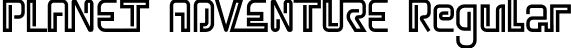 PLANET ADVENTURE Regular font | PlanetAdventure-MVXln.otf