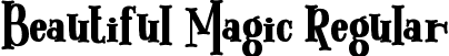 Beautiful Magic Regular font | BeautifulMagic-p74OK.ttf