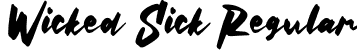 Wicked Sick Regular font | WickedSick.otf