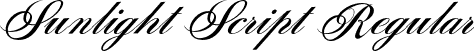 Sunlight Script Regular font | Sunlight Script Free.otf