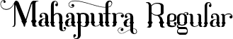 Mahaputra Regular font | Mahaputra-4ByZp.ttf