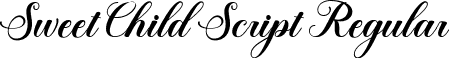 Sweet Child Script Regular font | Sweet Child.ttf