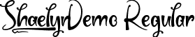 Shaelyn Demo Regular font | ShaelynDemoRegular.ttf