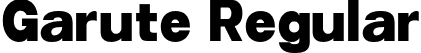 Garute Regular font | Garute-Black.otf