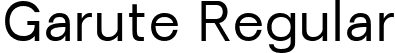 Garute Regular font | Garute-Regular.ttf