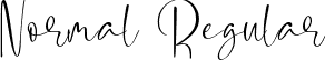 Normal Regular font | Changetime Regular.ttf