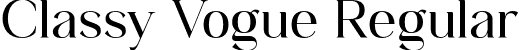 Classy Vogue Regular font | ClassyVoguePersonalUse.otf