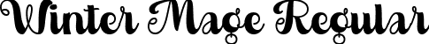 Winter Mage Regular font | Winter Mage.ttf