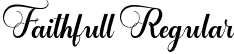 Faithfull Regular font | Faithful.otf