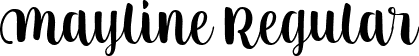 Mayline Regular font | Mayline.ttf