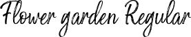 Flower garden Regular font | Flower garden.otf