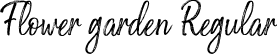 Flower garden Regular font | Flower garden.ttf