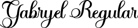 Gabryel Regular font | Gabryel.ttf